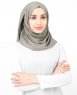 Fungi - Taupe Bomull Voile Hijab Sjal InEssence Ayisah 5TA48a