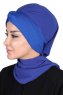 Gill - Blå & Blå Praktisk Hijab