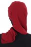 Gill - Bordeaux & Svart Praktisk Hijab