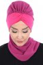 Gill - Fuchsia & Fuchsia Praktisk Hijab