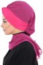Gill - Fuchsia & Fuchsia Praktisk Hijab
