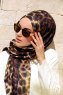 Gizala - Leopard Mønstret Hijab - Sal Evi