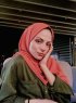 Hanadi - Terracotta Bomull Hijab - Mirach