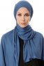 Hande - Indigo Bomull Hijab - Gülsoy