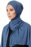 Hande - Indigo Bomull Hijab - Gülsoy