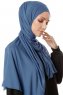 Hande - Indigo Bomull Hijab - Gülsoy
