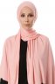 Hande - Lakserosa Bomull Hijab - Gülsoy