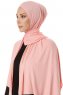 Hande - Lakserosa Bomull Hijab - Gülsoy