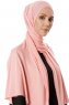 Hande - Lakserosa Bomull Hijab - Gülsoy