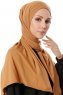 Hande - Mursteinsrød Bomull Hijab - Gülsoy