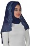 Helena - Marineblå Praktisk Hijab - Ayse Turban
