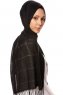 Huriye - Svart Hijab - Özsoy