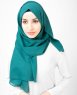 Hydro - Petrolgrön Bomull Voile Hijab Sjal InEssence Ayisah 5TA45a