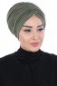 Jill - Khaki Bomull Turban - Ayse Turban