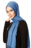 Kadri - Blå Hijab Med Perler - Özsoy