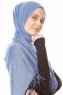 Kadri - Lyseblå Hijab Med Perler - Özsoy