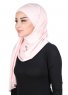 Kaisa - Gammelrosa Praktisk Bumull Hijab