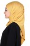 Kaisa - Sennepsgul Praktisk Bumull Hijab