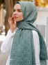 Khadija - Grønn Mønstret Hijab - Sal Evi