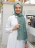 Khadija - Grønn Mønstret Hijab - Sal Evi