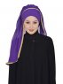 Louise - Lilla Praktisk Hijab - Ayse Turban
