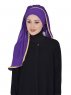 Louise - Lilla Praktisk Hijab - Ayse Turban