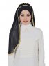 Louise - Svart Praktisk Hijab - Ayse Turban