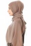 Lunara - Mørkebrun Hijab - Özsoy