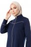 Lylah - Marineblå Abaya - Miss Cazibe