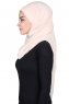 Malin - Beige Praktisk Chiffon Hijab