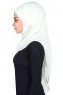 Malin - Creme Praktisk Chiffon Hijab