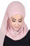 Malin - Gammelrosa Praktisk Chiffon Hijab