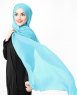 Marine Blue - Turkos Poly Chiffon Hijab 5RA34b