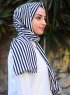 Marwa - Stripete Crepe Hijab