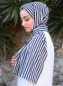 Marwa - Stripete Crepe Hijab