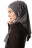 Melek - Antrasitt Premium Jersey Hijab - Ecardin
