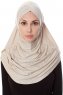 Mia - Lys Taupe One-Piece Al Amira Hijab - Ecardin