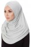 Mia - Lysegrå One-Piece Al Amira Hijab - Ecardin