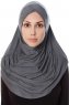 Mia - Mørk Grå One-Piece Al Amira Hijab - Ecardin
