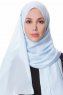 Milana Ljusblå Chiffon Hijab Sehr-i Sal 400130a