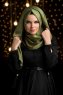 MW Khaki Chiffon Hijab Sjal Muslima Wear310214b