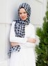 Nakia - Svart Mønstret Hijab - Sal Evi