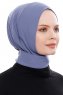 Narin - Indigo Praktisk One Piece Crepe Hijab