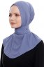 Narin - Indigo Praktisk One Piece Crepe Hijab