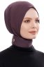 Narin - Lilla Praktisk One Piece Crepe Hijab