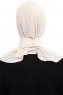 Narin - Lys Beige Praktisk One Piece Crepe Hijab