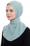 Narin - Mintgrønn Praktisk One Piece Crepe Hijab