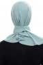 Narin - Mintgrønn Praktisk One Piece Crepe Hijab