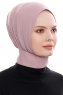 Narin - Mørk Rosa Praktisk One Piece Crepe Hijab