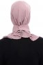Narin - Mørk Rosa Praktisk One Piece Crepe Hijab